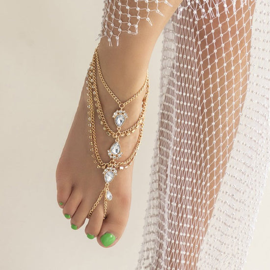 Retro Fashion Multi-layer Tassel Anklet For Women $15.00 Dana Fashion Color: 231201 Gold Single Women's Accessories Product information: Type: Anklet Color: 30801 Golden-single, 30801 silver-anklet, 31003 Golden-single, 2603 silver-single, 31002 Golden-si