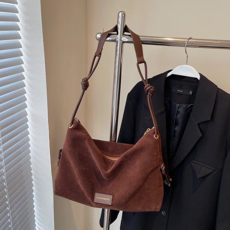 Retro Frosted Leather Maillard Color Bag For Women $45.72 Dana Fashion Color: Coffee Women's Bags Product information: Color: black, brown, brown, leopard print black, Leopard's Spots coffee Hardness: medium and soft Material: PU Popular elements: sewing