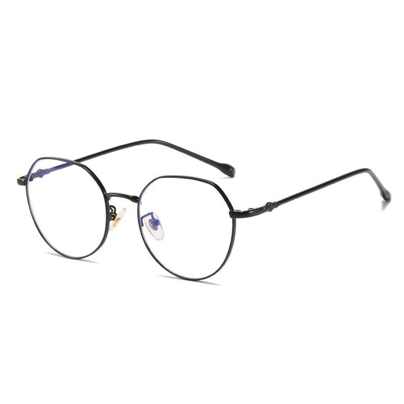 Retro metal glasses $19.00 Dana Fashion Color: Black Women's Accessories Product category: Flat mirror Material: Metal frame Style: Full frame Model: 61027 Degree; Without a degree Style: Both men and women Style: Metal Frame color: black, gold, silver, g
