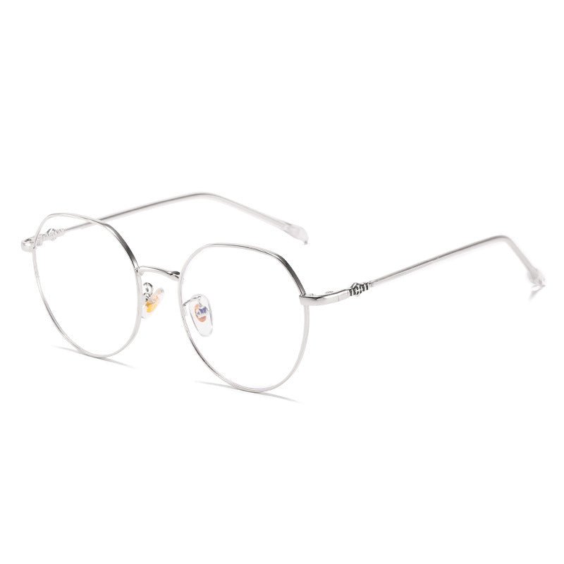 Retro metal glasses $19.00 Dana Fashion Color: Black Women's Accessories Product category: Flat mirror Material: Metal frame Style: Full frame Model: 61027 Degree; Without a degree Style: Both men and women Style: Metal Frame color: black, gold, silver, g