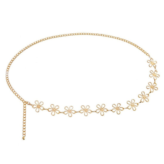 Retro Metal Hollow Flower Chain Ethnic Style Body Chains $13.24 Dana Fashion Color: Metal Women's Accessories Product information: Color: metal, steel Size: 115cm Material: Metal Suitable season: summer, winter, spring, autumn Popular elements: Punk Style