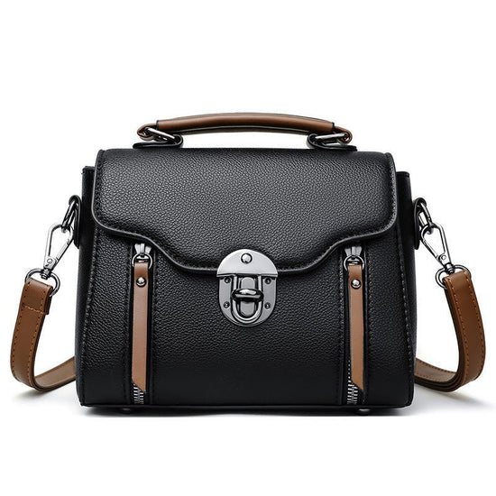 Retro Portable Shoulder Bag Little Wild Fashion $40.51 Dana Fashion Color: Black Women's Bags Product information: Lining texture: PU Applicable scenarios: Daily matching Color: black, blue, khaki Hardness: medium and soft Material: PU Popular elements: L