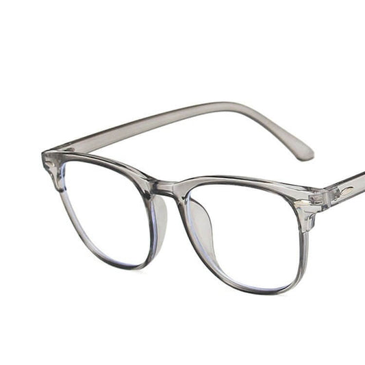 Retro Rivet Internet-famous Color Thin Anti-blue Light Glasses For Men And Women $14.27 Dana Fashion Frame Color: Bright Black Women's Accessories Product information: Style: full rim frame Style: Retro Product Category: Plane mirror Frame color: bright b