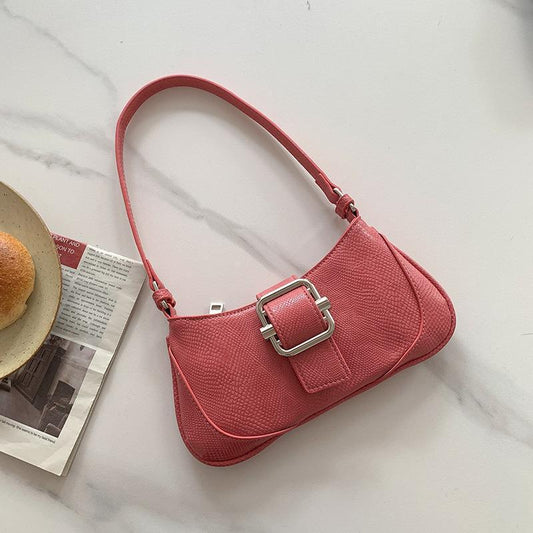 Retro Underarm High-grade Stitching Baguette Bag $59.50 Dana Fashion Color: Black Women's Bags Product information: Lining texture: Polyester Applicable scenarios: Daily matching Color: mud, blue, pink, black Outer bag type: Sandwich pocket Hardness: medi