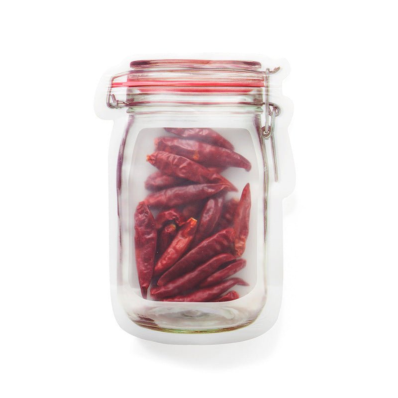 Reusable Snack Storage Bag Nut Biscuit Waterproof Sealed Food Storage Bag Snack Storage Travel Food Assortmen Bag Kitchen Tools $7.20 Dana Fashion Color: Medium Red 5pcs Dana's Kitchen Overview: 100% brand new and high quality. Non-toxic and tasteless, sa