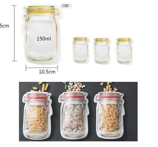 Reusable Snack Storage Bag Nut Biscuit Waterproof Sealed Food Storage Bag Snack Storage Travel Food Assortmen Bag Kitchen Tools $9.38 Dana Fashion Color: Red Yellow Dana's Kitchen Overview: 100% brand new and high quality. Non-toxic and tasteless, safe an