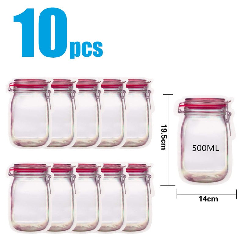 Reusable Snack Storage Bag Nut Biscuit Waterproof Sealed Food Storage Bag Snack Storage Travel Food Assortmen Bag Kitchen Tools $57.65 Dana Fashion Color: 100 pieces Dana's Kitchen Overview: 100% brand new and high quality. Non-toxic and tasteless, safe a
