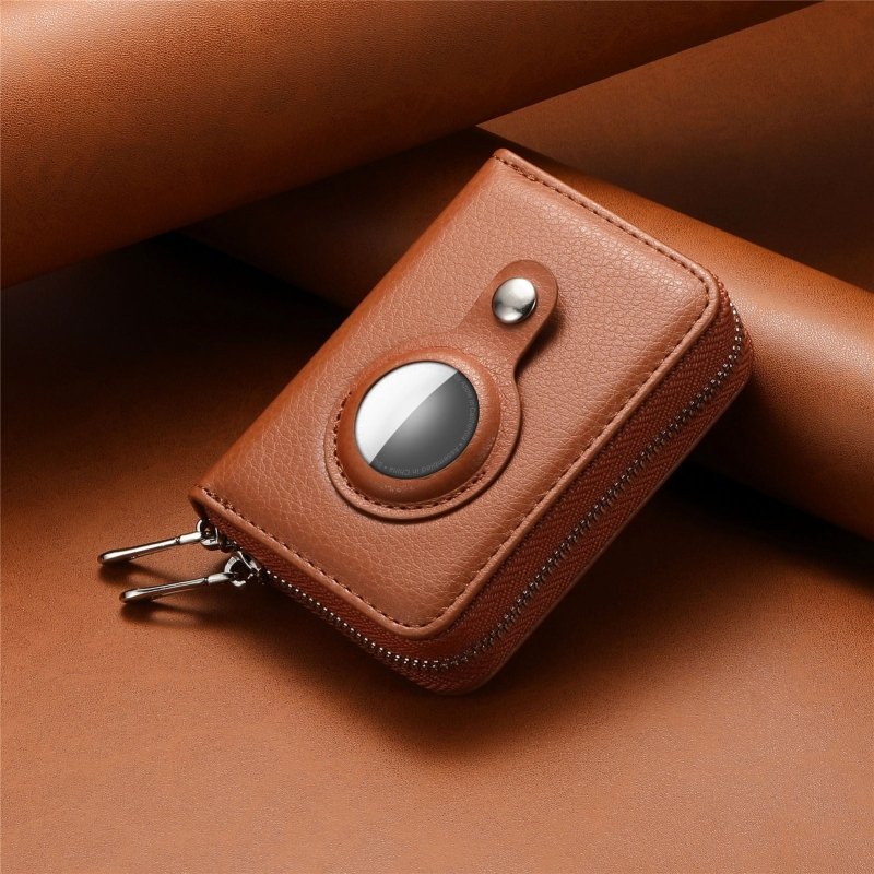 RFID Double Zip Wallet Sets Carbon Fiber PU Storage Card Sleeve $25.67 Dana Fashion Color: Brown Women's Bags Product information: Lining texture: pu Applicable scenarios: Daily matching Color: Black, Brown, rose gold, carbon fiber pattern Applicable gend
