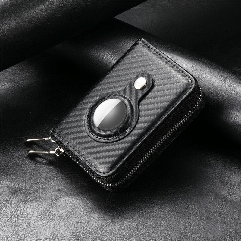 RFID Double Zip Wallet Sets Carbon Fiber PU Storage Card Sleeve $25.67 Dana Fashion Color: Carbon Fiber Pattern Women's Bags Product information: Lining texture: pu Applicable scenarios: Daily matching Color: Black, Brown, rose gold, carbon fiber pattern
