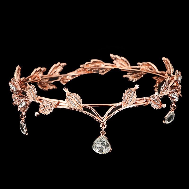 Rhinestone Hair Accessories Forehead Ornament Forehead Diamond Birthday Crown $19.45 Dana Fashion Color: HG 102 Rose Gold White Diamond Women's Accessories Product information: Treatment Process: Electroplating Color: HG-102 silver white diamond, HG-102 g