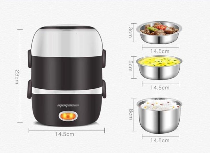 Rice cooker $52.71 Dana Fashion Size: 2 layer Dana's Kitchen Specification: Rated voltage:220v-50Hz Rated power:200w Capacity:2L Weight:1.3kg