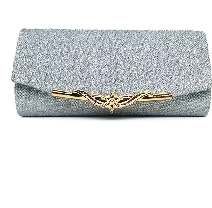 rls Wedding Clutches Handbag Chain Shoulder Bag Bolsas Mujer $31.01 Dana Fashion Color: Silver Women's Bags Brand: Liang ying Type: Women evening bag Function: Phone/ Pockets/ Make up Weight : 200g Size: 20 cm x 10 cm x 6 cm/7.87 x 3.93 x 2.36inch Chain l