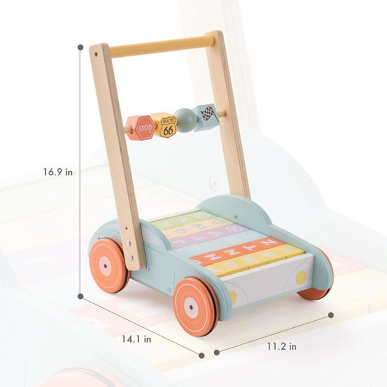 ROBUD Wooden Baby Walker Push With ABC 123 Traffic Sign Gifts For Todders 3 Year $209.44 Dana Fashion Style: WRP04 Toys & Hobbies ROBUD Wooden Baby Walker Push with ABC 123 Traffic Sign Blocks for Toddlers MULTIFUNCTION BABY PUSH WALKER:Purchase one and g