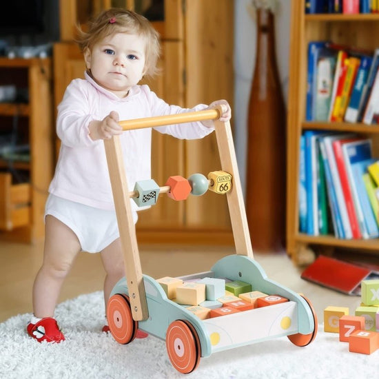 ROBUD Wooden Baby Walker Push With ABC 123 Traffic Sign Gifts For Todders 3 Year $209.44 Dana Fashion Style: WRP04 Toys & Hobbies ROBUD Wooden Baby Walker Push with ABC 123 Traffic Sign Blocks for Toddlers MULTIFUNCTION BABY PUSH WALKER:Purchase one and g