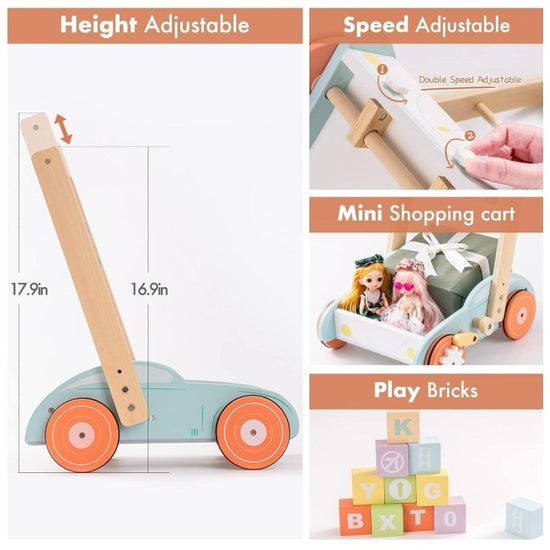 ROBUD Wooden Baby Walker Push With ABC 123 Traffic Sign Gifts For Todders 3 Year $209.44 Dana Fashion Style: WRP04 Toys & Hobbies ROBUD Wooden Baby Walker Push with ABC 123 Traffic Sign Blocks for Toddlers MULTIFUNCTION BABY PUSH WALKER:Purchase one and g