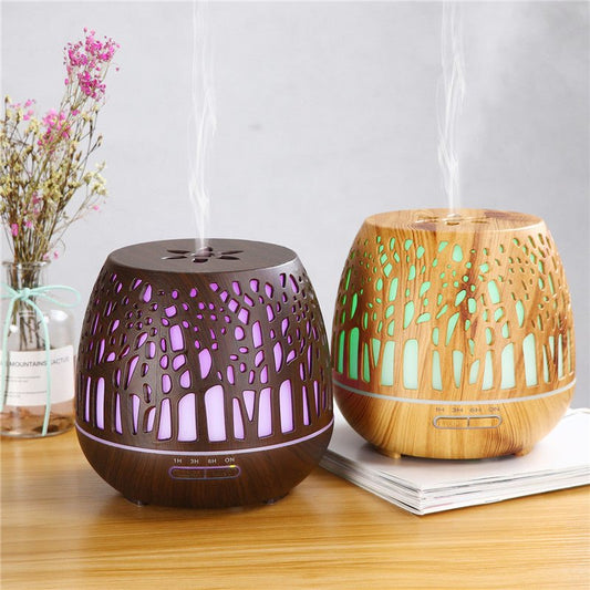 Room essential oil aroma diffuser hollow colorful ultrasonic humidifier $120.00 Dana Fashion Color: Dark WIFI version Style: AU Beauty Tools Functions: aromatherapy, humidification, led night light Capacity:400ml Output:DC24V/0.5A Material:PP+ABS Power:10