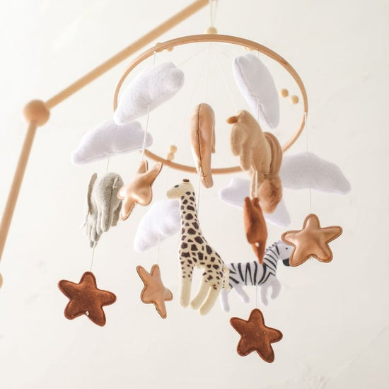 Room Hand-eye Coordination Decoration Wind Chimes Crib Felt Forest Animal Cloud Moon Bed Bell $54.87 Dana Fashion Color: Animal Kingdom Bed Bell Toys & Hobbies Product information: Ability Training: grasping and hand-eye coordination Color: Animal Kingdom