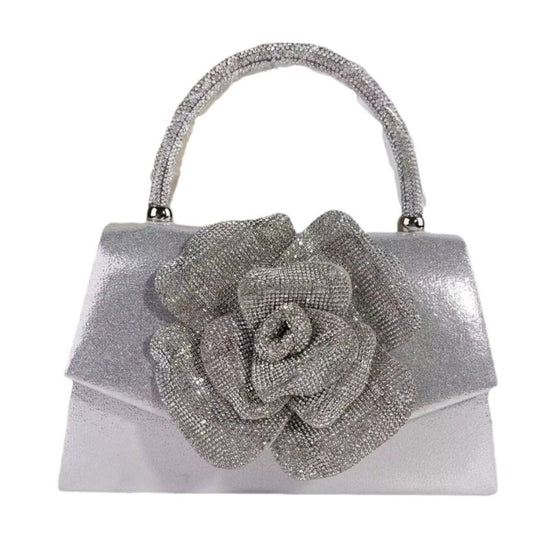 Rose Super Popular Banquet Bag Crossbody $53.92 Dana Fashion Color: Black Women's Bags Product information: Applicable scenarios: Daily matching Color: silver, black, champagne, gold, more colors can be customized Material: Polyester Style: cross-border F