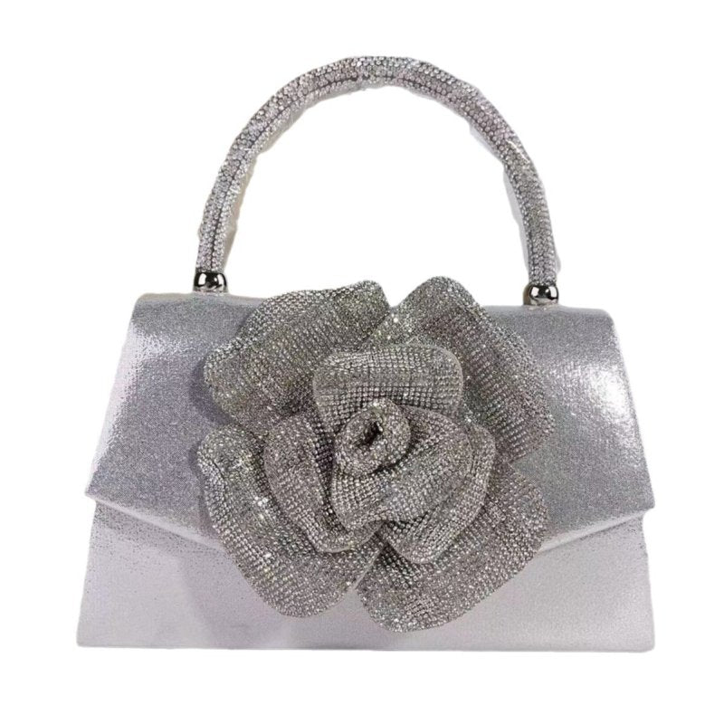 Rose Super Popular Banquet Bag Crossbody $53.92 Dana Fashion Color: Black Women's Bags Product information: Applicable scenarios: Daily matching Color: silver, black, champagne, gold, more colors can be customized Material: Polyester Style: cross-border F
