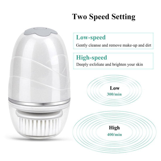 Rotary face washer electric cleaning brush $50.16 Dana Fashion Color: Gold Beauty Tools Features: Portable Waterproof Rotary Cleansing Color: white, pink, gold Product Features: 1. Soft and thin bamboo charcoal brush head, power cleaning brush head, speci