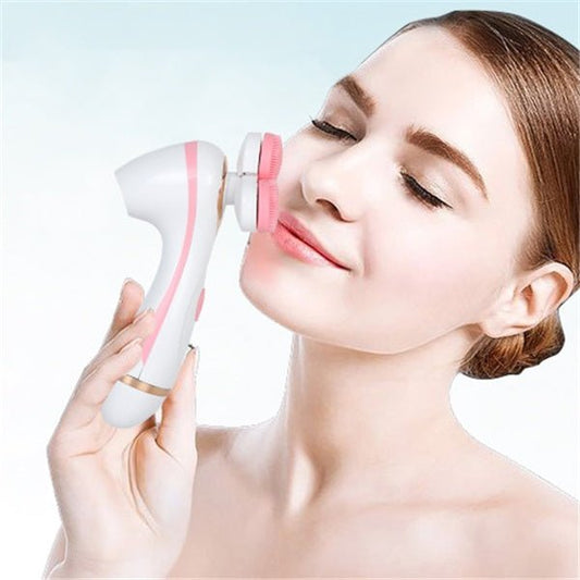 Rotary Silicone Cleansing Device $116.36 Dana Fashion Color: Blue Beauty Tools Function: Ultrasound Product Features: Face Wash Silicone Hair Brush Gear: 2 gears Working method: electric rotation Color: Blue (rechargeable), pink (rechargeable)