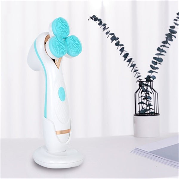 Rotary Silicone Cleansing Device $116.36 Dana Fashion Color: Blue Beauty Tools Function: Ultrasound Product Features: Face Wash Silicone Hair Brush Gear: 2 gears Working method: electric rotation Color: Blue (rechargeable), pink (rechargeable)