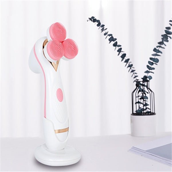 Rotary Silicone Cleansing Device $116.36 Dana Fashion Color: Pink Beauty Tools Function: Ultrasound Product Features: Face Wash Silicone Hair Brush Gear: 2 gears Working method: electric rotation Color: Blue (rechargeable), pink (rechargeable)