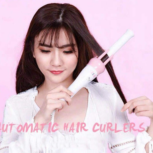 Rotating curling iron $56.31 Dana Fashion Color: With box Model: EU Beauty Tools Applicable hair: wet and dry Thermal conductor material: tourmaline ceramic Thermal conductor diameter: 21mm-30mm Temperature control adjustment: 1 paragraph Best modeling ti