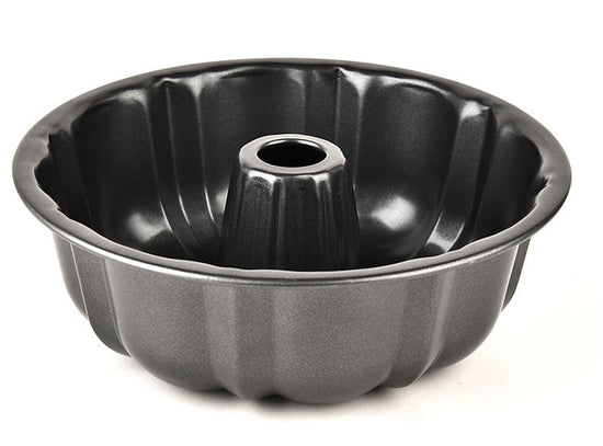 Round Deep Baking Mold Bundt Pumpkin Shape Cake Pan $19.50 Dana Fashion Color: Black Dana's Kitchen Overview: - Reliable material, food grade steel carbon, baked goods pop out easily - Multifunction, great to make bundt cakes, coffee cake, jello recipes a