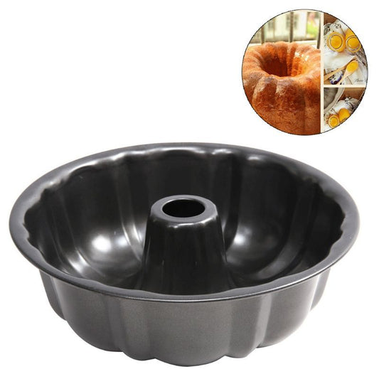 Round Deep Baking Mold Bundt Pumpkin Shape Cake Pan $19.50 Dana Fashion Color: Black Dana's Kitchen Overview: - Reliable material, food grade steel carbon, baked goods pop out easily - Multifunction, great to make bundt cakes, coffee cake, jello recipes a