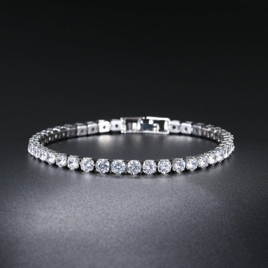 Round Full Diamond Tennis Chain Hip Hop Ear Accessories $13.83 Dana Fashion Color: Gold 17cm Women's Accessories Product information: Treatment Process: inlaid zircon Color: gold 17cm, gold 18cm, gold 19cm, Platinum 17cm, Platinum 18cm, Platinum 19cm, ros