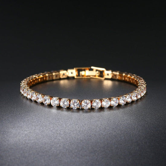 Round Full Diamond Tennis Chain Hip Hop Ear Accessories $13.83 Dana Fashion Color: Gold 17cm Women's Accessories Product information: Treatment Process: inlaid zircon Color: gold 17cm, gold 18cm, gold 19cm, Platinum 17cm, Platinum 18cm, Platinum 19cm, ros