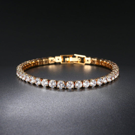 Round Full Diamond Tennis Chain Hip Hop Ear Accessories $13.83 Dana Fashion Color: Gold 17cm Women's Accessories Product information: Treatment Process: inlaid zircon Color: gold 17cm, gold 18cm, gold 19cm, Platinum 17cm, Platinum 18cm, Platinum 19cm, ros