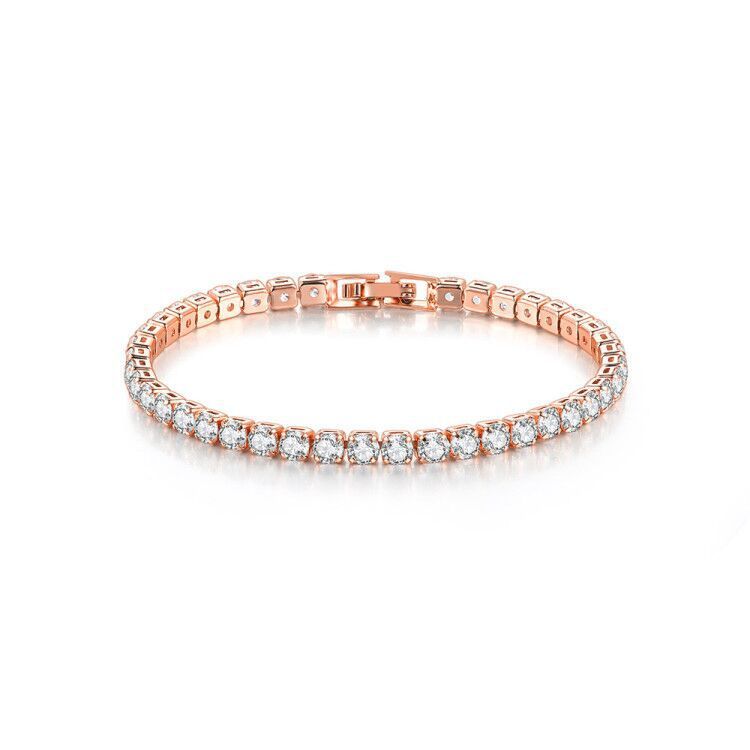 Round Full Diamond Tennis Chain Hip Hop Ear Accessories $13.83 Dana Fashion Color: Rose Gold 17cm Women's Accessories Product information: Treatment Process: inlaid zircon Color: gold 17cm, gold 18cm, gold 19cm, Platinum 17cm, Platinum 18cm, Platinum 19cm