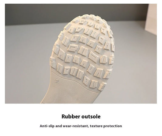 Round Toe Shoes Platform Height Increasing Casual Sneakers $38.57 Dana Fashion Color: Black Size: 35 Women's shoes Product information: Color: white, black, khaki Upper height: low top Heel height: mid heel (3-5CM) Size: 35, 36, 37, 38, 39, 40 Sole materi