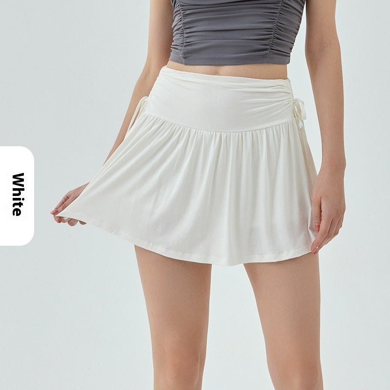 Running Badminton Yoga Skirts Women $40.50 Dana Fashion Color: White Size: L Women's clothing Product information: Color: white, dark blue, black, green pear green Size: S,M,L,XL Function: breathable Fabric composition: nylon/nylon Note: 1. Asian sizes ar