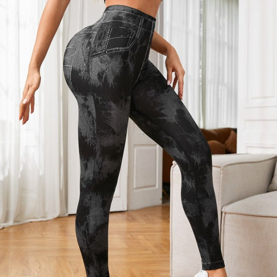 Running Outerwear High Top Sports Sexy Fitness Trousers $25.99 Dana Fashion Size: L Color: Black And Gray Women's clothing معلومات المنتج: اللون: أسود ورمادي الوظيفة: مرونة عالية، امتصاص الرطوبة، سريع الجفاف القماش: حياكة بدون درزات الغرض المطبق: أنثى طول