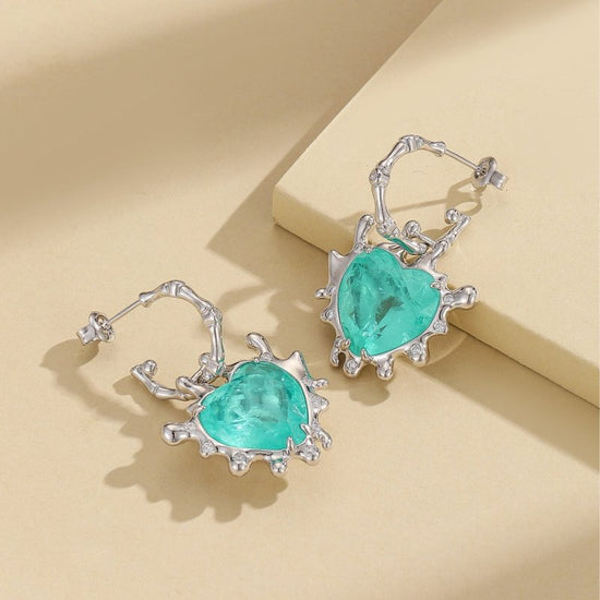 S925 Sterling Silver Love Earrings $129.00 Dana Fashion Color: White Purity: 925 Silver Women's Accessories Product information: Treatment Process: Electroplating Color: White Applicable population: Female Material: Silver Purity: 925 silver Shape: heart