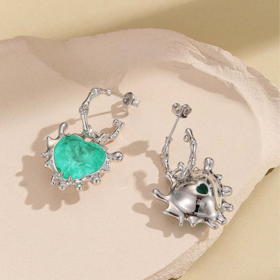 S925 Sterling Silver Love Earrings $129.00 Dana Fashion Color: White Purity: 925 Silver Women's Accessories Product information: Treatment Process: Electroplating Color: White Applicable population: Female Material: Silver Purity: 925 silver Shape: heart