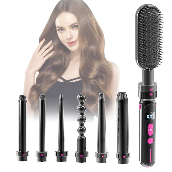Safety Against Scalding Easy To Use Curly Hair Sticks $75.99 Dana Fashion Color: Black Electrical outlet: EU Beauty Tools Product information: Thermal conductor diameter: 21mm-30mm Product category: dual-purpose roll and straight Power supply method: wire