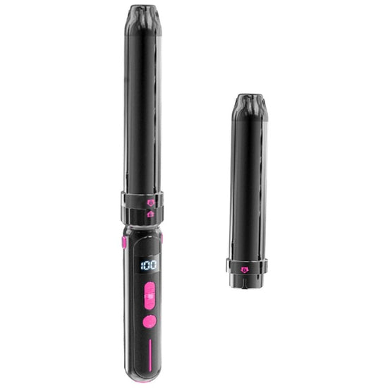 Safety Against Scalding Easy To Use Curly Hair Sticks $75.99 Dana Fashion Color: Black Electrical outlet: EU Beauty Tools Product information: Thermal conductor diameter: 21mm-30mm Product category: dual-purpose roll and straight Power supply method: wire