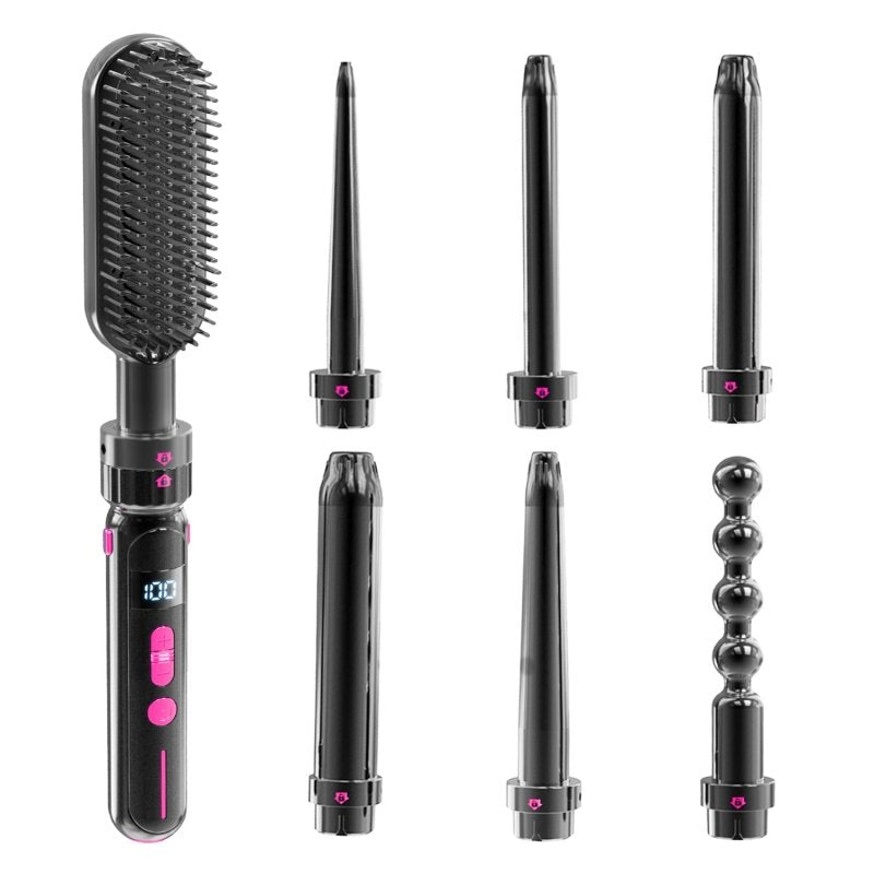 Safety Against Scalding Easy To Use Curly Hair Sticks $75.99 Dana Fashion Color: Black Electrical outlet: EU Beauty Tools Product information: Thermal conductor diameter: 21mm-30mm Product category: dual-purpose roll and straight Power supply method: wire