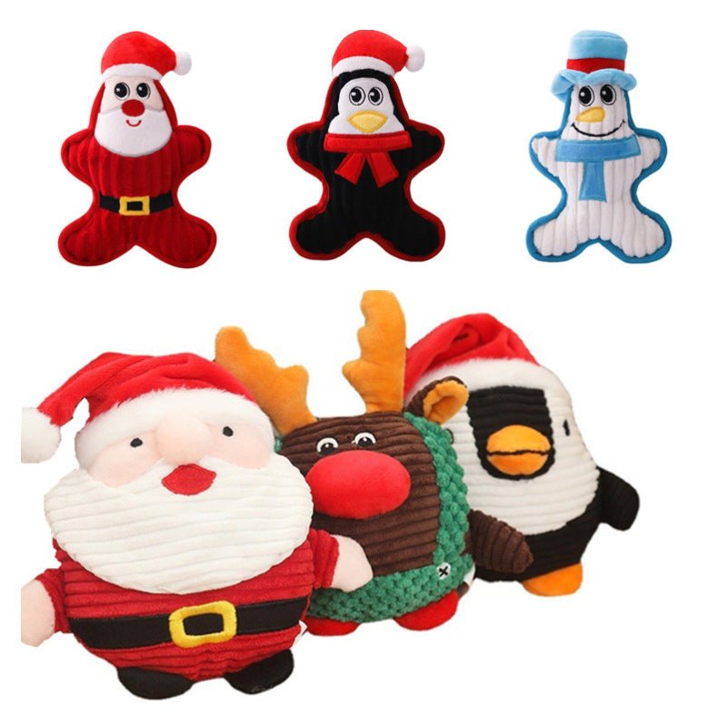 Santa Penguin Snowman Pet Molar Doll Pet Doll Plush Pet Toy $16.23 Dana Fashion style: Elk 15cm Toys & Hobbies Product Information: Category: Plush doll Modeling category: Animal Filling material: PP cotton Plush classification: short plush 3C configurati