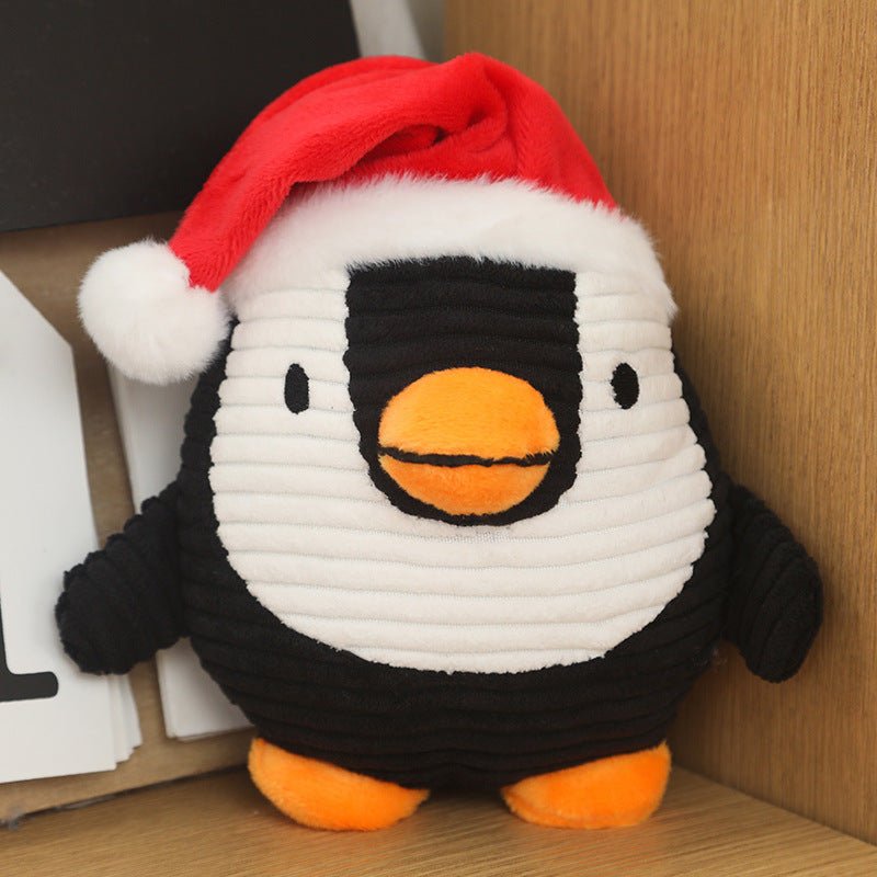 Santa Penguin Snowman Pet Molar Doll Pet Doll Plush Pet Toy $16.23 Dana Fashion style: Penguin 15cm Toys & Hobbies Product Information: Category: Plush doll Modeling category: Animal Filling material: PP cotton Plush classification: short plush 3C configu