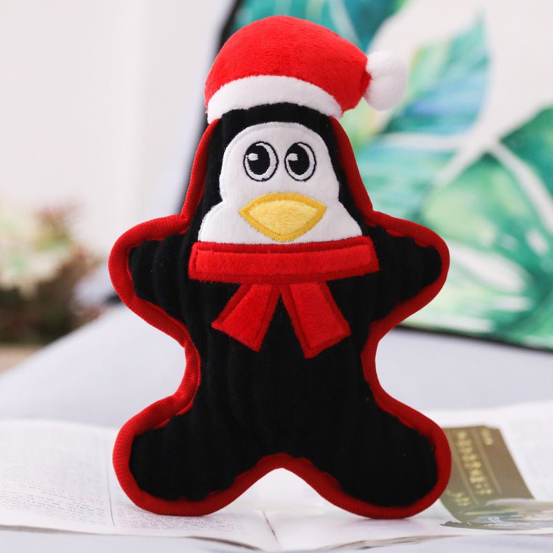 Santa Penguin Snowman Pet Molar Doll Pet Doll Plush Pet Toy $13.28 Dana Fashion style: Penguin 22cm Toys & Hobbies Product Information: Category: Plush doll Modeling category: Animal Filling material: PP cotton Plush classification: short plush 3C configu