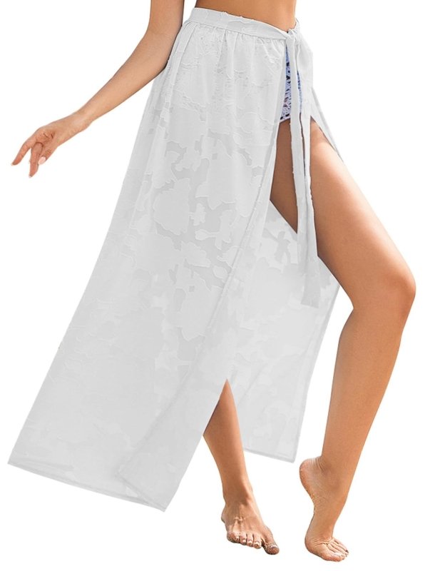 Sarong Transparent Floral Swimsuit Overskirt $25.50 Dana Fashion Color: White Size: L Women's clothing Product information: Color: white, black, red, navy blue, yellow, khaki, green, pink, light blue, light purple Main fabric composition: Polyester Fiber
