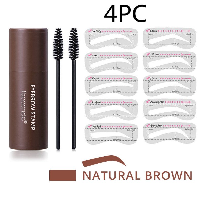 Seal Eyebrow Powder Stick Eyebrow Card Eyebrow Trimming Eyebrow Pencil Stick $58.56 Dana Fashion Color: Natural brown style: 4PC makeup Selling point: Natural Look: The long-lasting brow print effect keeps your eyebrows in the best condition. Various Colo