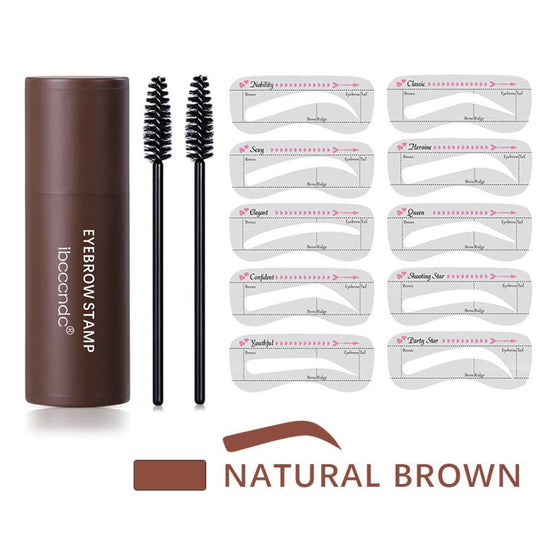 Seal Eyebrow Powder Stick Eyebrow Card Eyebrow Trimming Eyebrow Pencil Stick $26.02 Dana Fashion Color: Natural brown style: 1PC makeup Selling point: Natural Look: The long-lasting brow print effect keeps your eyebrows in the best condition. Various Colo