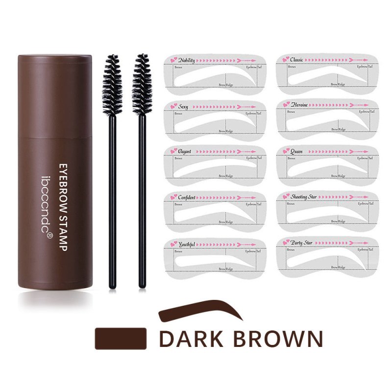 Seal Eyebrow Powder Stick Eyebrow Card Eyebrow Trimming Eyebrow Pencil Stick $26.02 Dana Fashion Color: Dark brown style: 1PC makeup Selling point: Natural Look: The long-lasting brow print effect keeps your eyebrows in the best condition. Various Color O