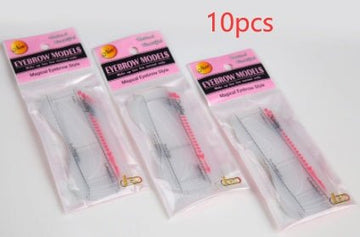 10pcs eyebrow card